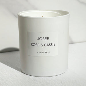 Rose & Cassis Scented Candle 220g
