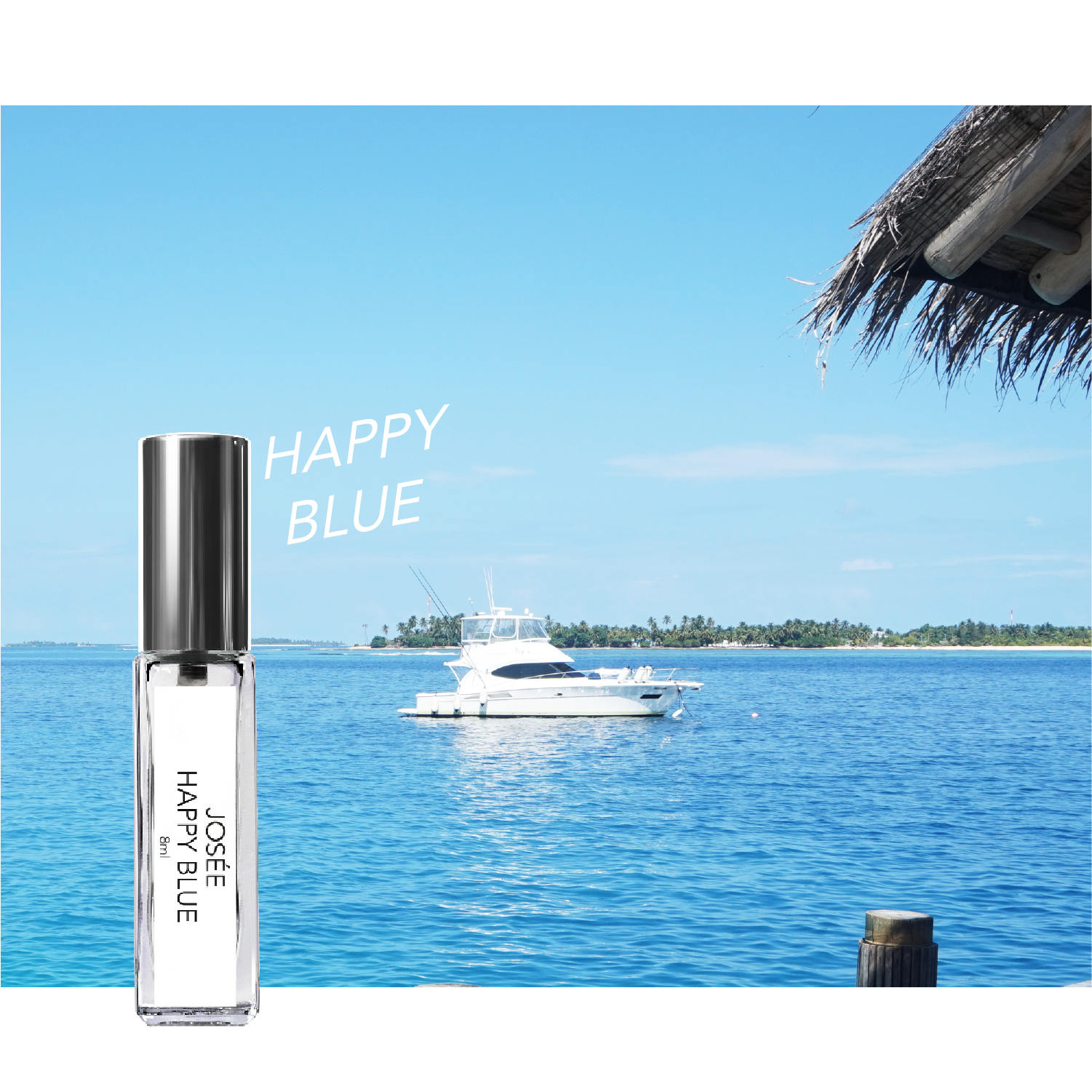 Happy Blue Perfume Absolute 8ml - JOSÉE Organic Beauty & Perfume