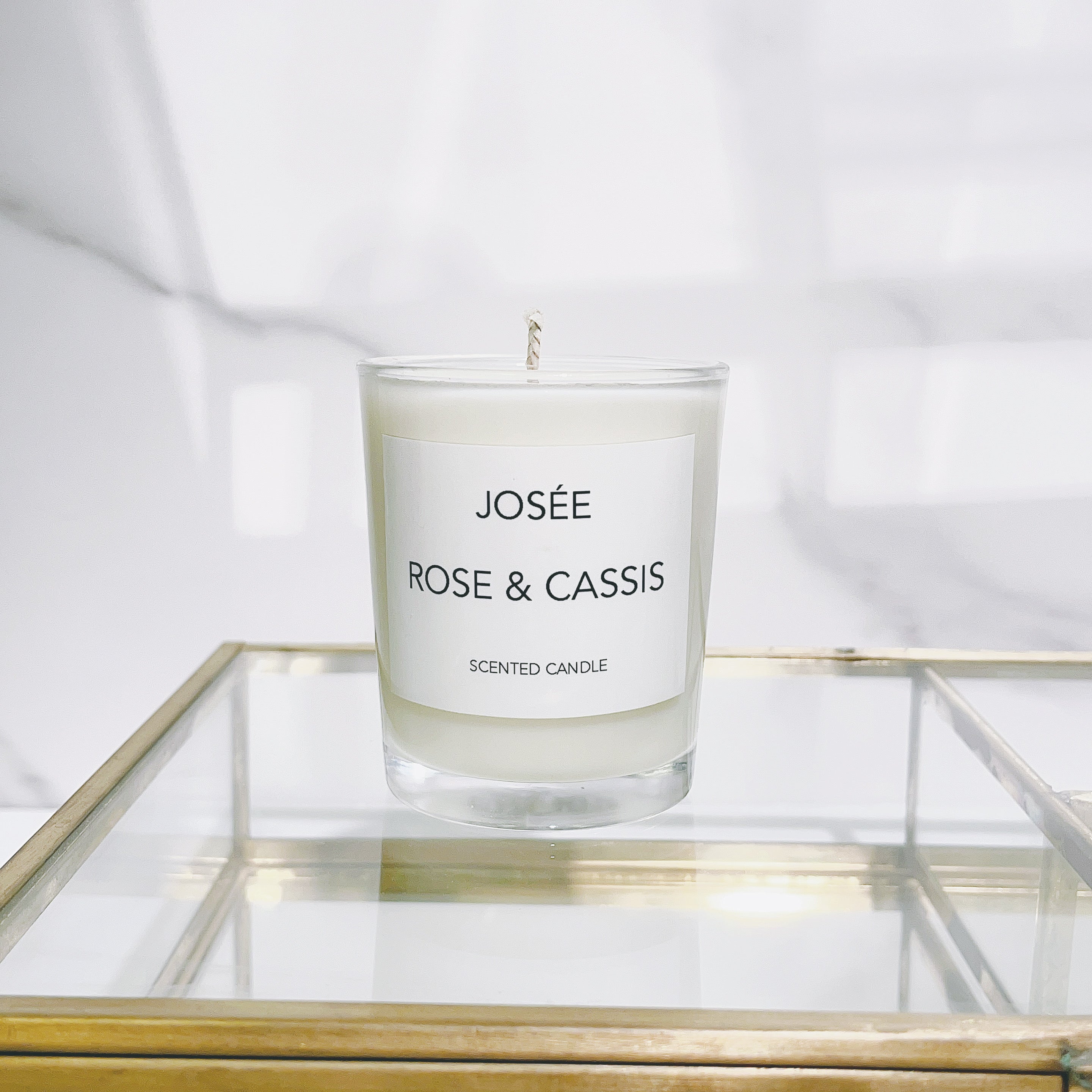 Rose & Cassis Scented Candle 60g